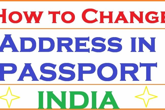 How to change address in passport in India